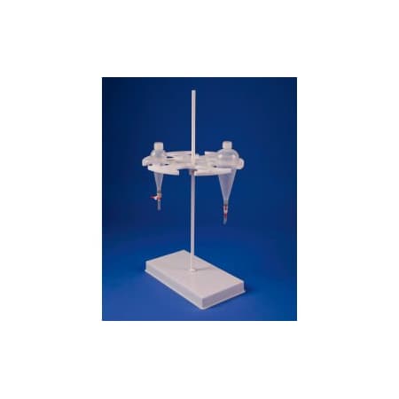 Bel-Art Bel-Art Rotary Separatory Funnel Rack, 6 Places, Fits 500/1000cc Funnels 189640000